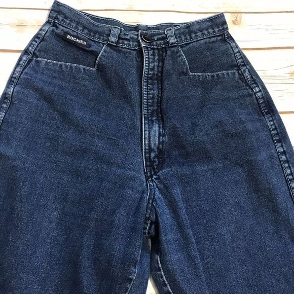 Rockies Vintage High Rise Bareback Blue Jeans Size 28 7 - Picture 10 of 15